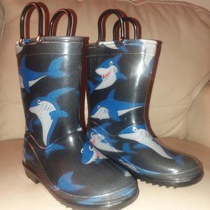Storm Kidz Shark Rain Boots Toddler Boys 12